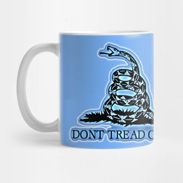 Blue Gadsden (Transparent Large Design) by Aeriskate